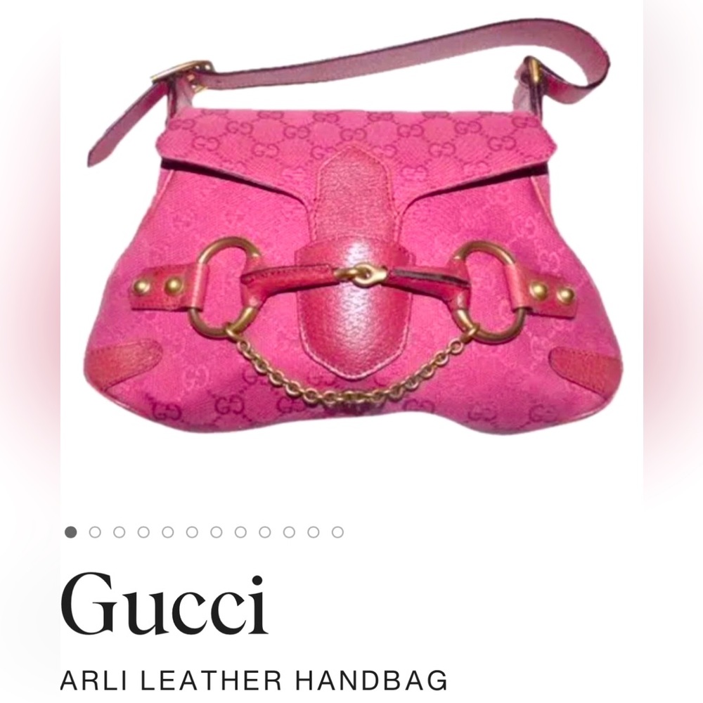 Vintage Gucci Arli Leather/Nylon Handbag